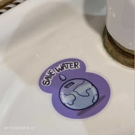 استیکر Save water