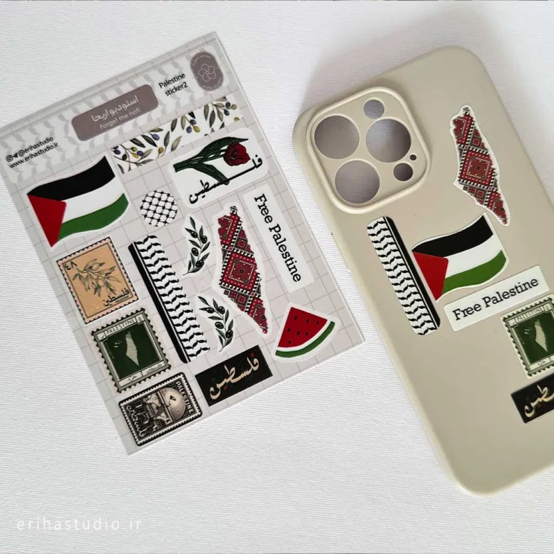 برگه استیکر فلسطین سری 2